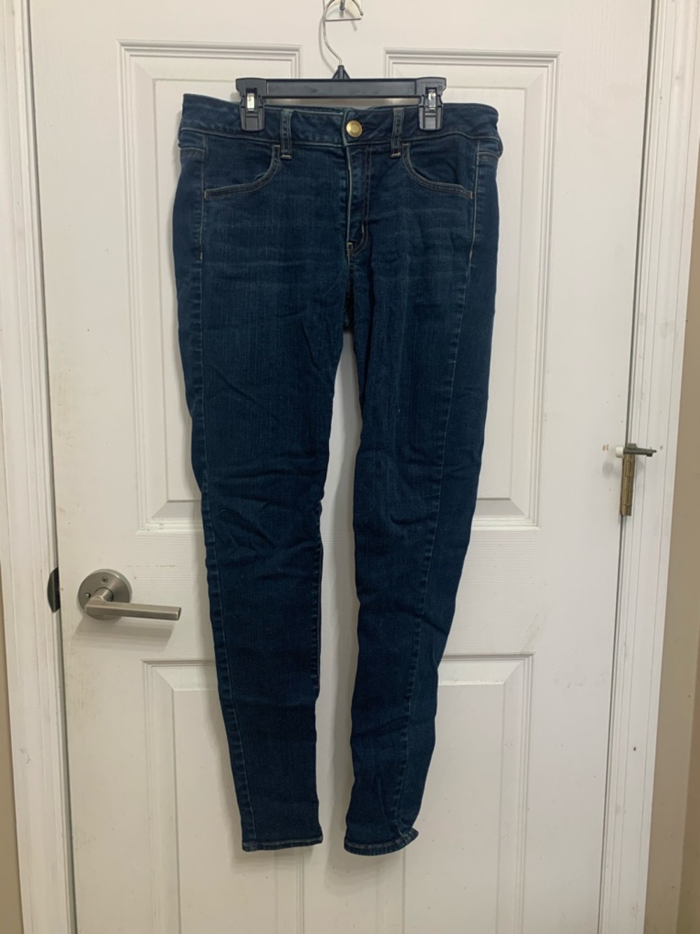 American Eagle Outfitters Dark Blue Skinny Jeans